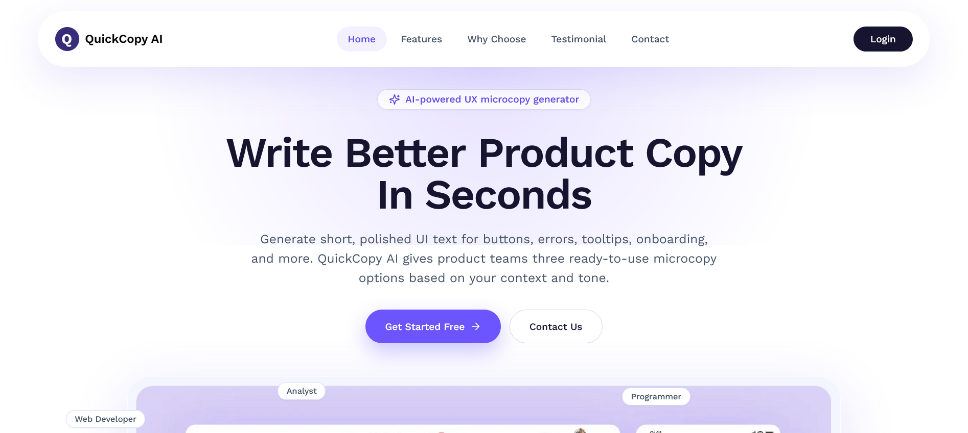 Quick Copy AI